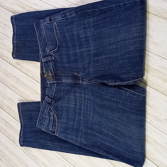 Lee Regular Straight Leg Mid-Rise Blue Jeans Size 12 Medium - Picture 2 of 16